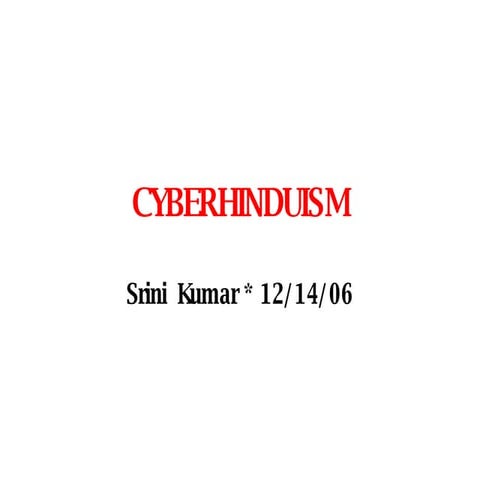 Cyberhinduism