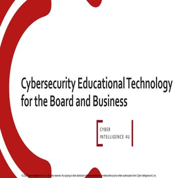 Cyber intelligence 4 u overview for slideshare