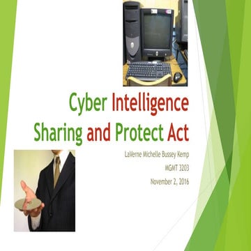 Cyber intelligence sharing and protect act research