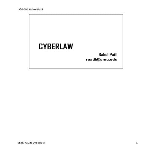 Cyberlaw