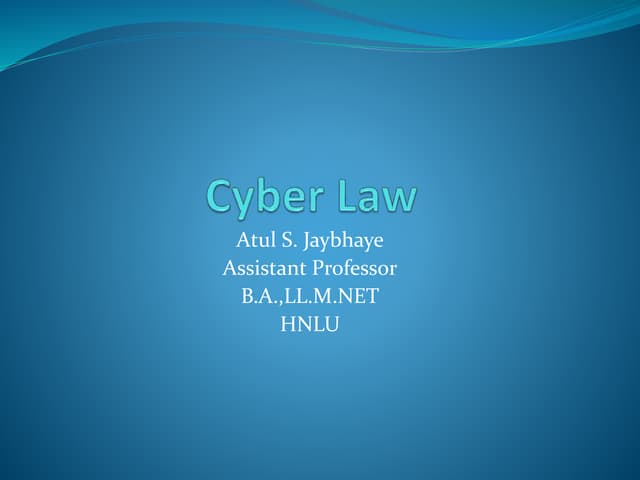 Introduction to Cyber Crimes