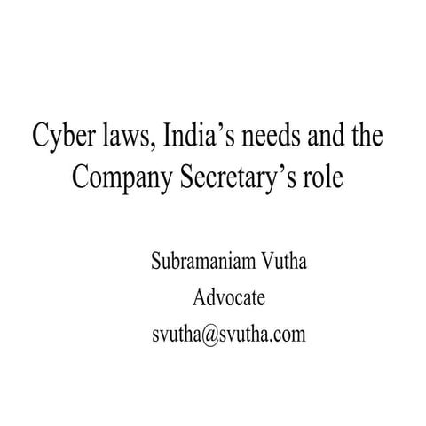 Cyberlaw for Company Secretaries (1).ppt