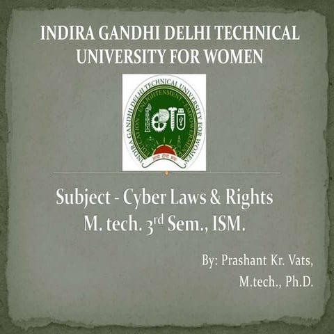 Cyber security and cyber laws