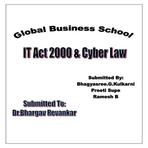 Cyber laws with case studies