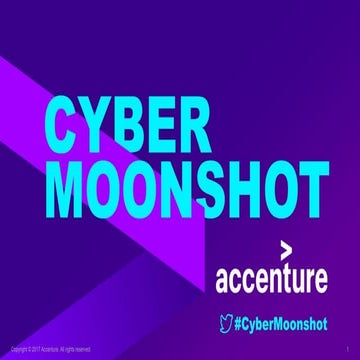 Defining A Cyber Moonshot: Getting Safer in Five Years