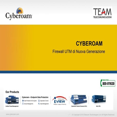 Presentazione prodotti Cyberoam