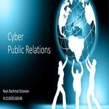 Cyber Public Relations (PR 2.0)