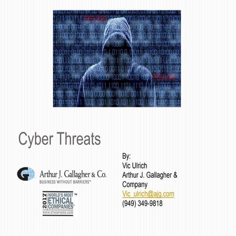 Cyber Threats and Insurance