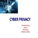 Edu -3 Cyber privacy arya. s