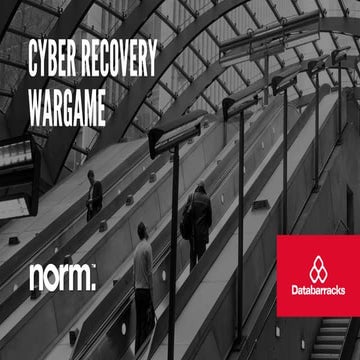 Cyber Recovery Wargame