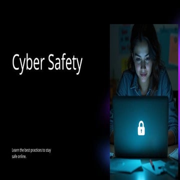 Cyber Safety Pptx For Class 10th Grade Student Pptx