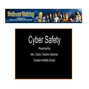Cyber safety training for 6th grade