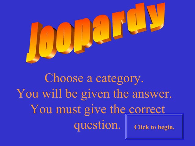 Cyber Safety Jeapordy
