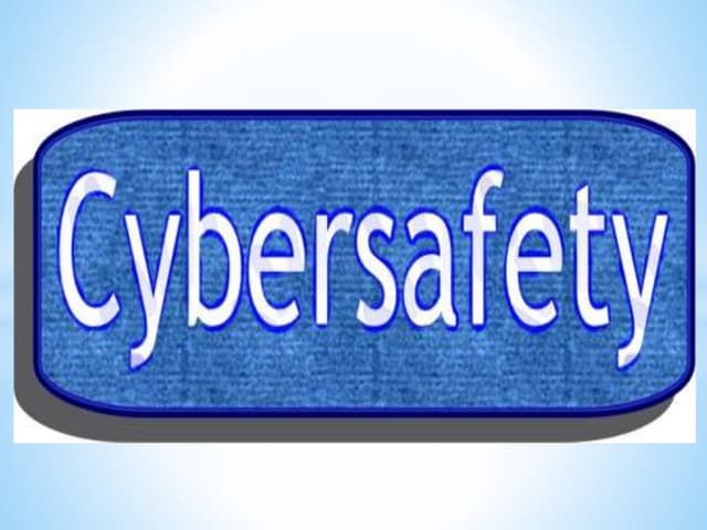 Cybersafety powerpoint