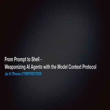 Weaponizing AI Agents with Model Context Protocol for Offensive ...