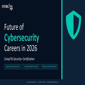 Future of Cybersecurity Careers in 2026 | CompTIA Security+ ...