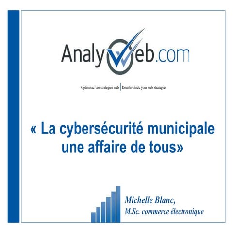 cybersécurité municipale, une affaire de tous