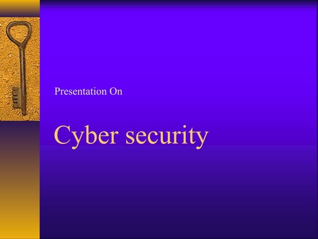 Cyber security & Importance of Cyber Security