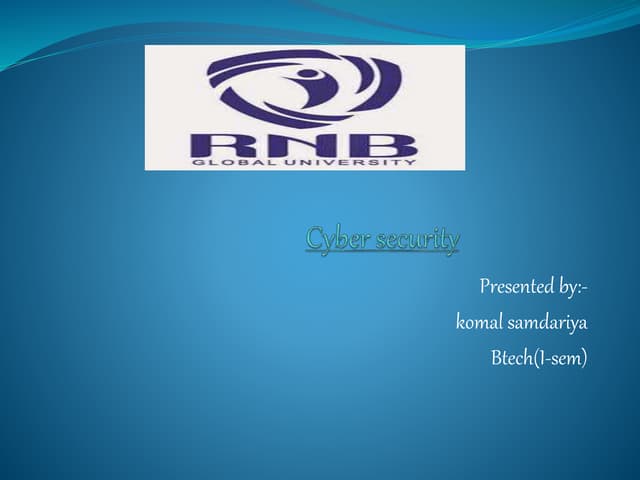 Cyber security