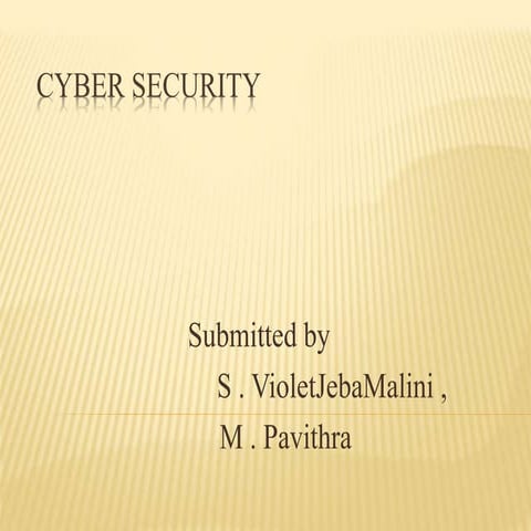 Cyber security