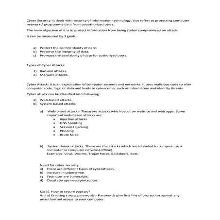 Future Technology in information Technologyand Cyber Security