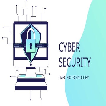 Cyber Security , types of cyber secuyrity