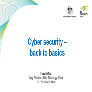 Cyber Security - back to basics - webinar slides.pdf