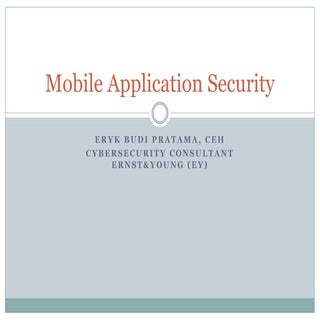 Cybersecurity - Mobile Application ...