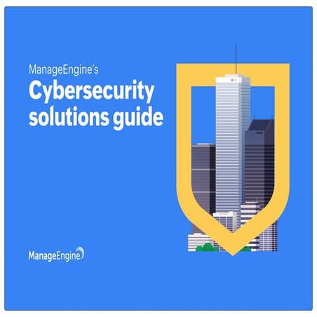 Cybersecurity solution-guide
