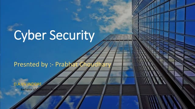Cybersecurity2021