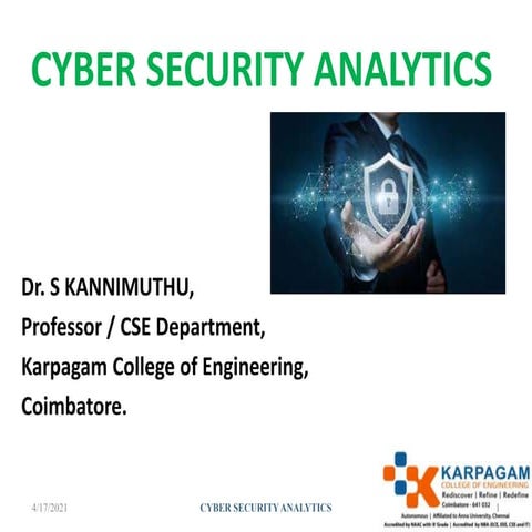 Cyber security analysis presentation