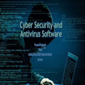 Cyber security and antivirus software