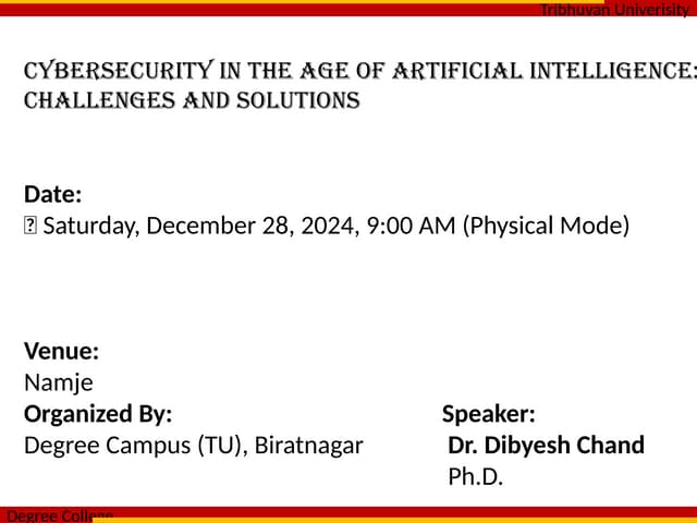 Cybersecurity artificial intelligence presentation.pptx