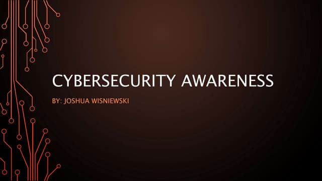 Cybersecurity Awareness