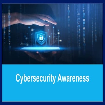 Cybersecurity awareness- for the massess