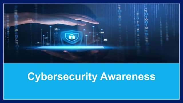 Cybersecurity awareness- for the massess