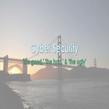 Cyber Security Awareness October 2014