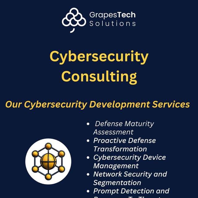 Cybersecurity Consulting Services | GrapesTech Solutions