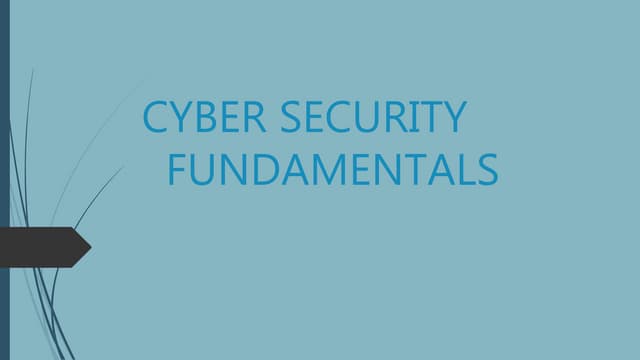 Cyber Security Seminar Day 1