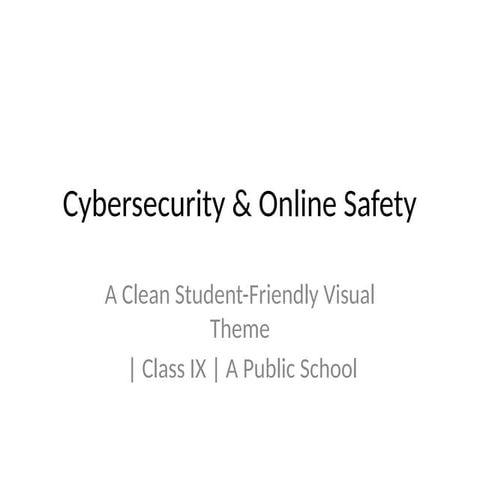 Cybersecurity_Enhanced_Visual theme_20Slides