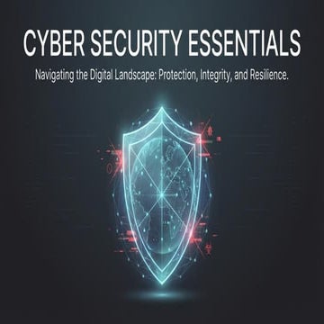 Cyber Security Essentials concepts Explained
