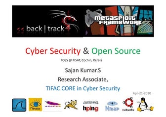 Invited Talk - Cyber Security and Open Source
