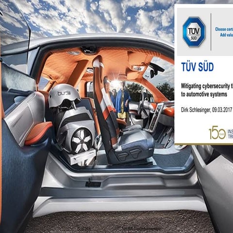 Cybersecurity for automated driving