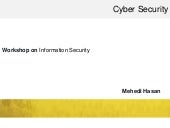 Workshop on Cyber security 