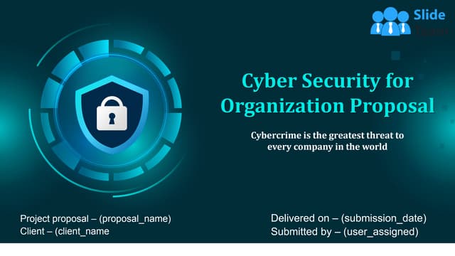 Cyber Security For Organization Proposal Powerpoint Presentation Slides