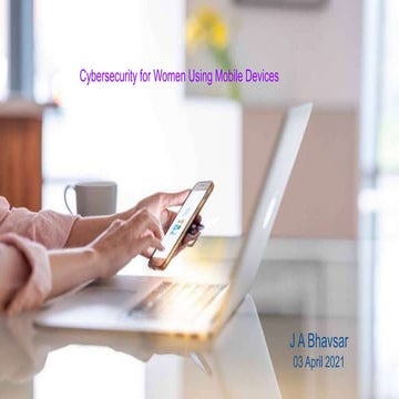 Cyber security for women using mobile devices