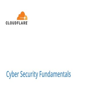 Cyber security fundamentals