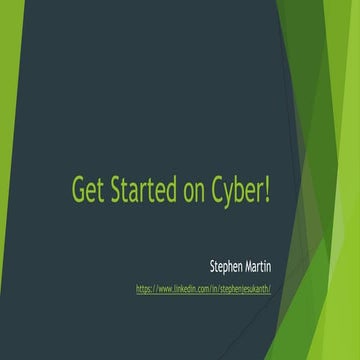 How to get started in cybersecurity
