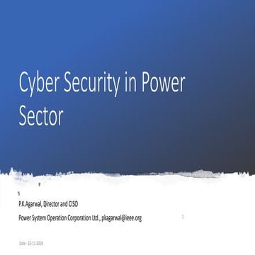 Cyber security in power sector