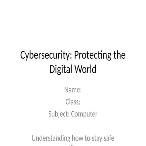 Comprehensive Guide to Cybersecurity: Protecting Your Digital Life and ...